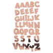 Picture of JUNIOR ALPHABET STICKER 33PCS BRONZE